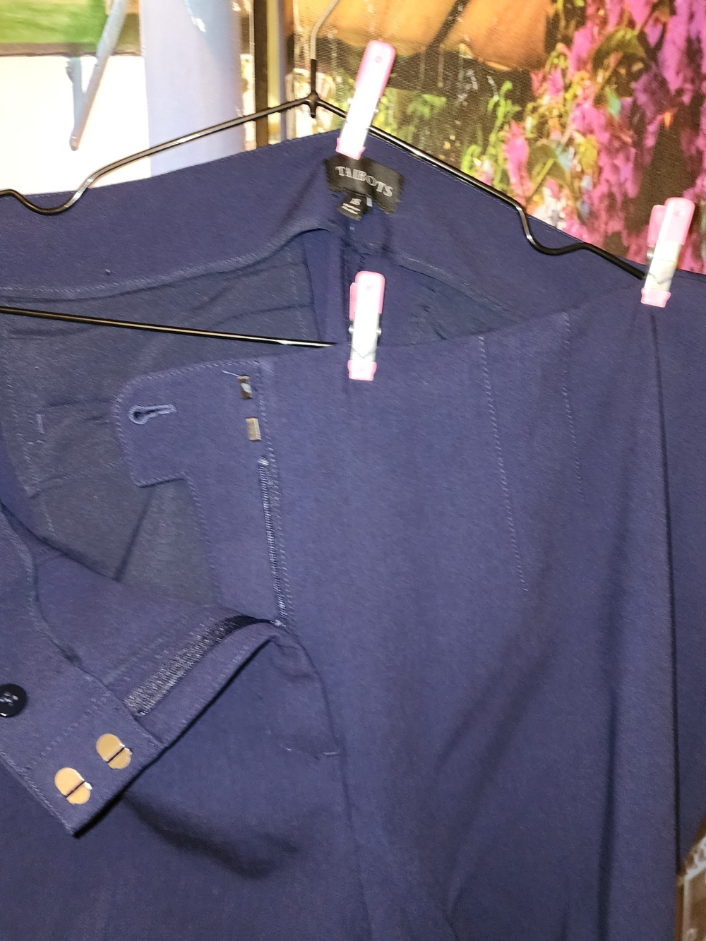 Talbots Womens Slacks Trousers Dark Navy Dress Pants Sz 18 - Picture 12 of 14